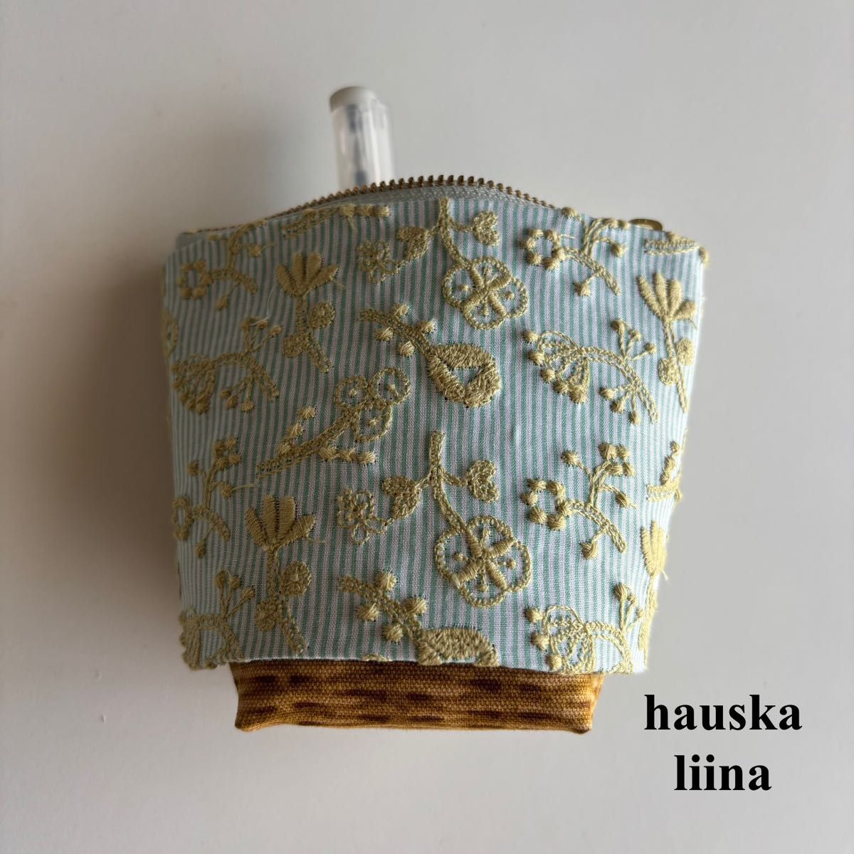 本日限定価格 ミナペルホネン ハンドメイド スライドポーチ ペンケース