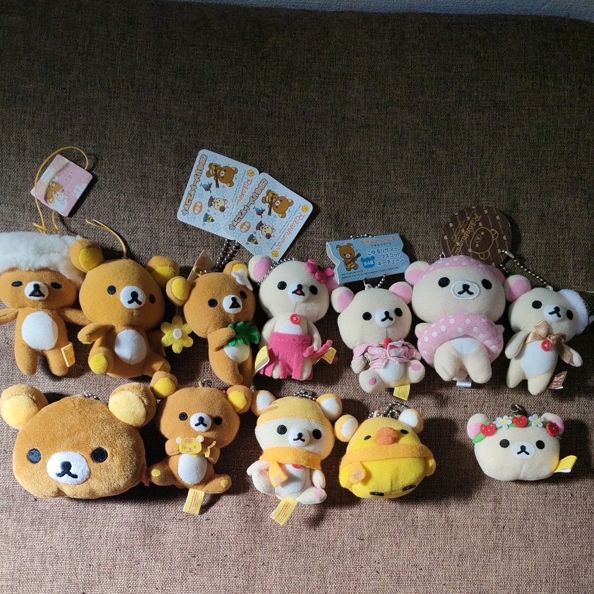 リラックマ コリラックマ マスコット キーチェーン ぬいぐるみ