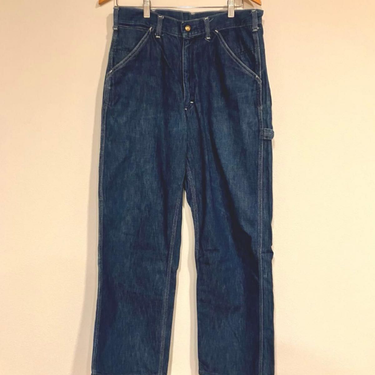 70s 80s USA製 Lee ペインターパンツ オリジナル 濃紺 美品