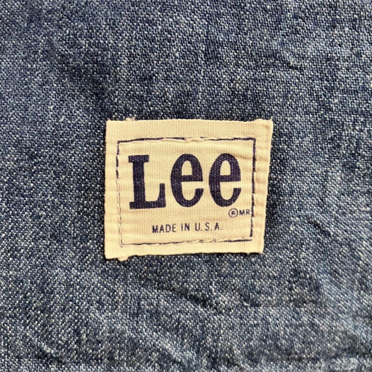 70s 80s USA製 Lee ペインターパンツ オリジナル 濃紺 美品