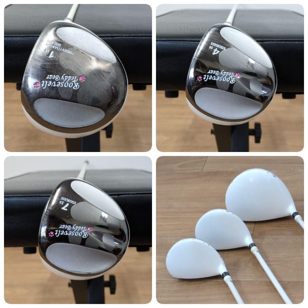 初心者の方オススメ ルーズベルトテディベア レディースゴルフセット