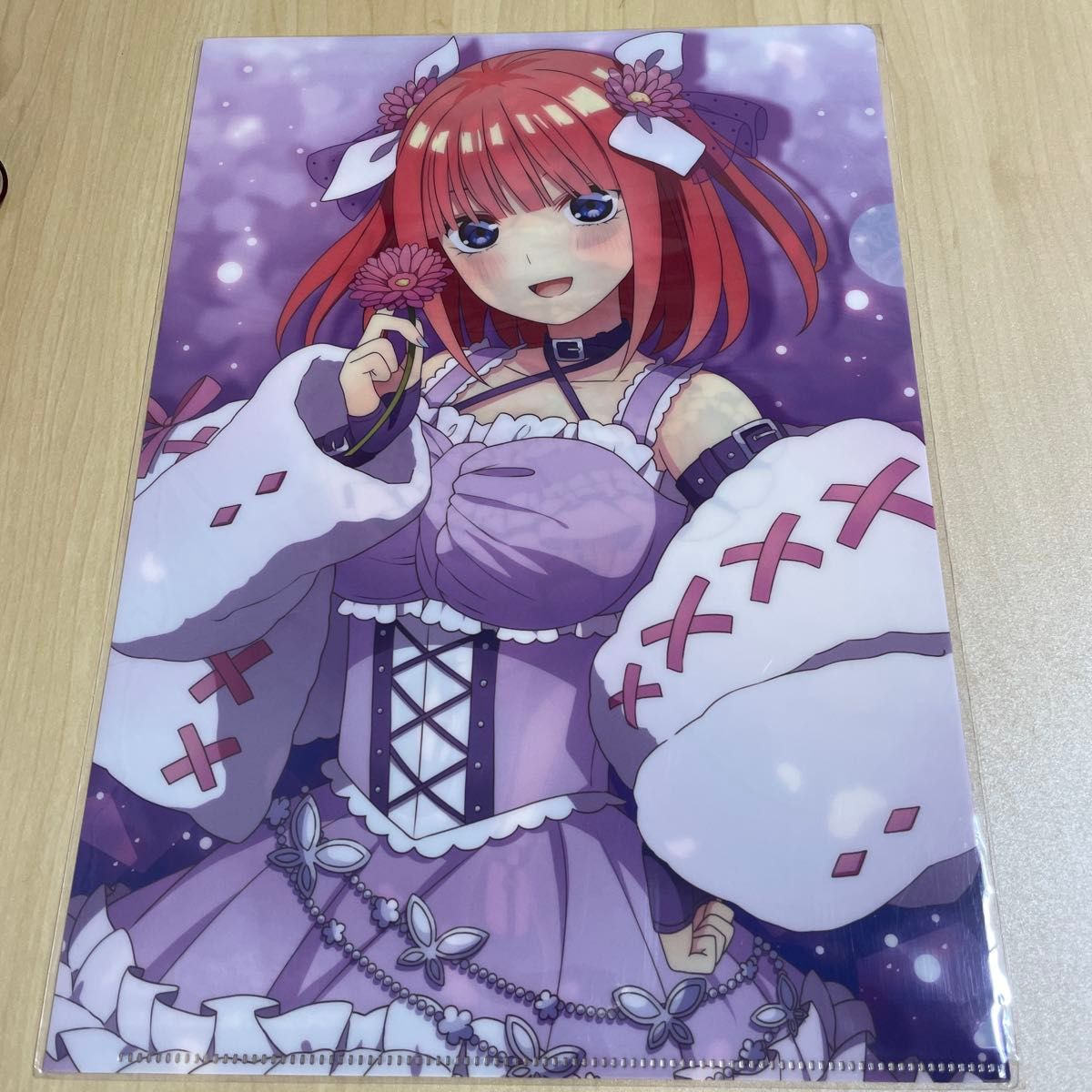 新品 映画 五等分の花嫁 中野二乃 クリアファイル 桜巫女 描き下ろし