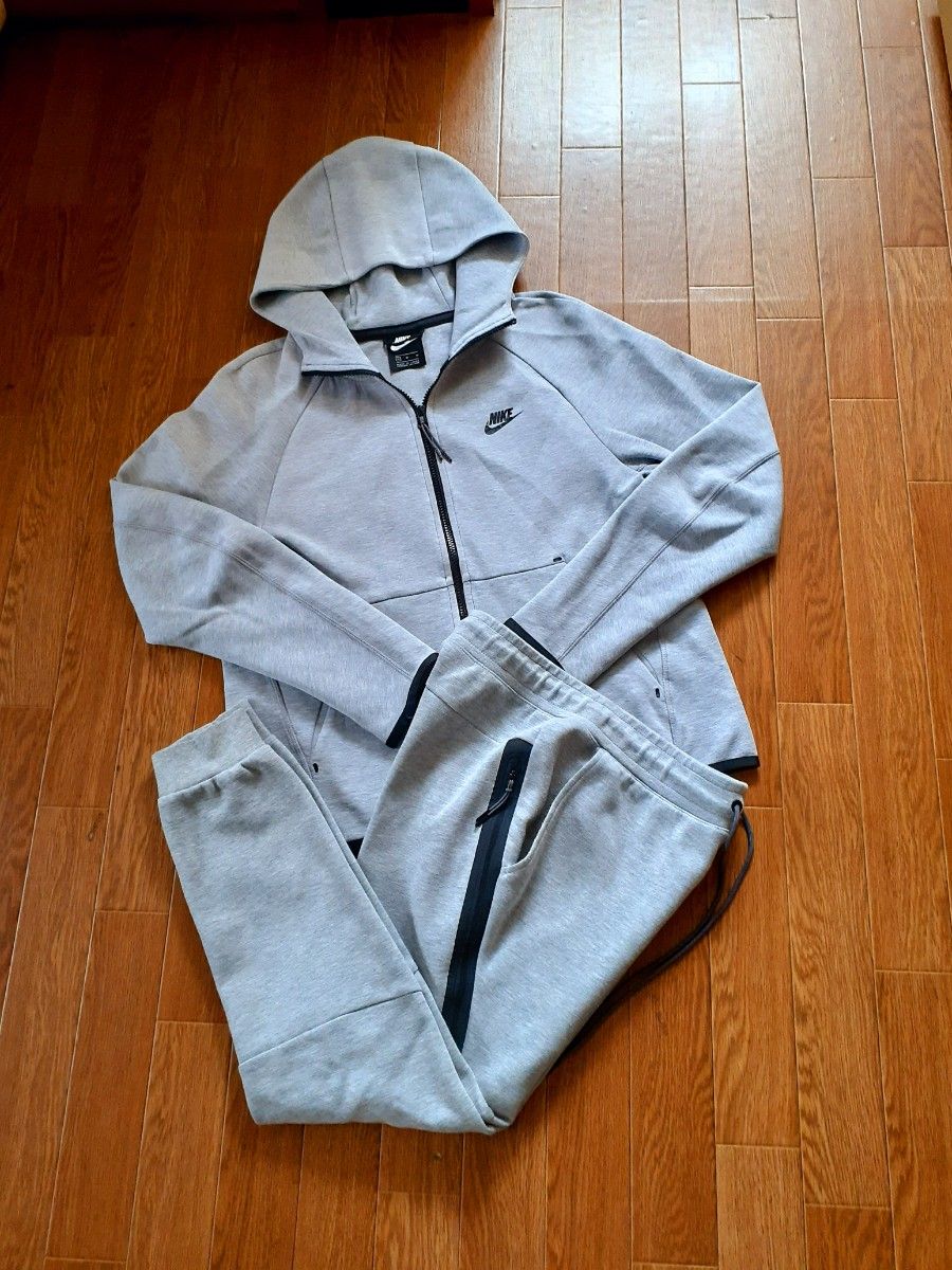 廃盤 NIKE テックフリース セットアップ 上下 グレー M/S 国内正規品