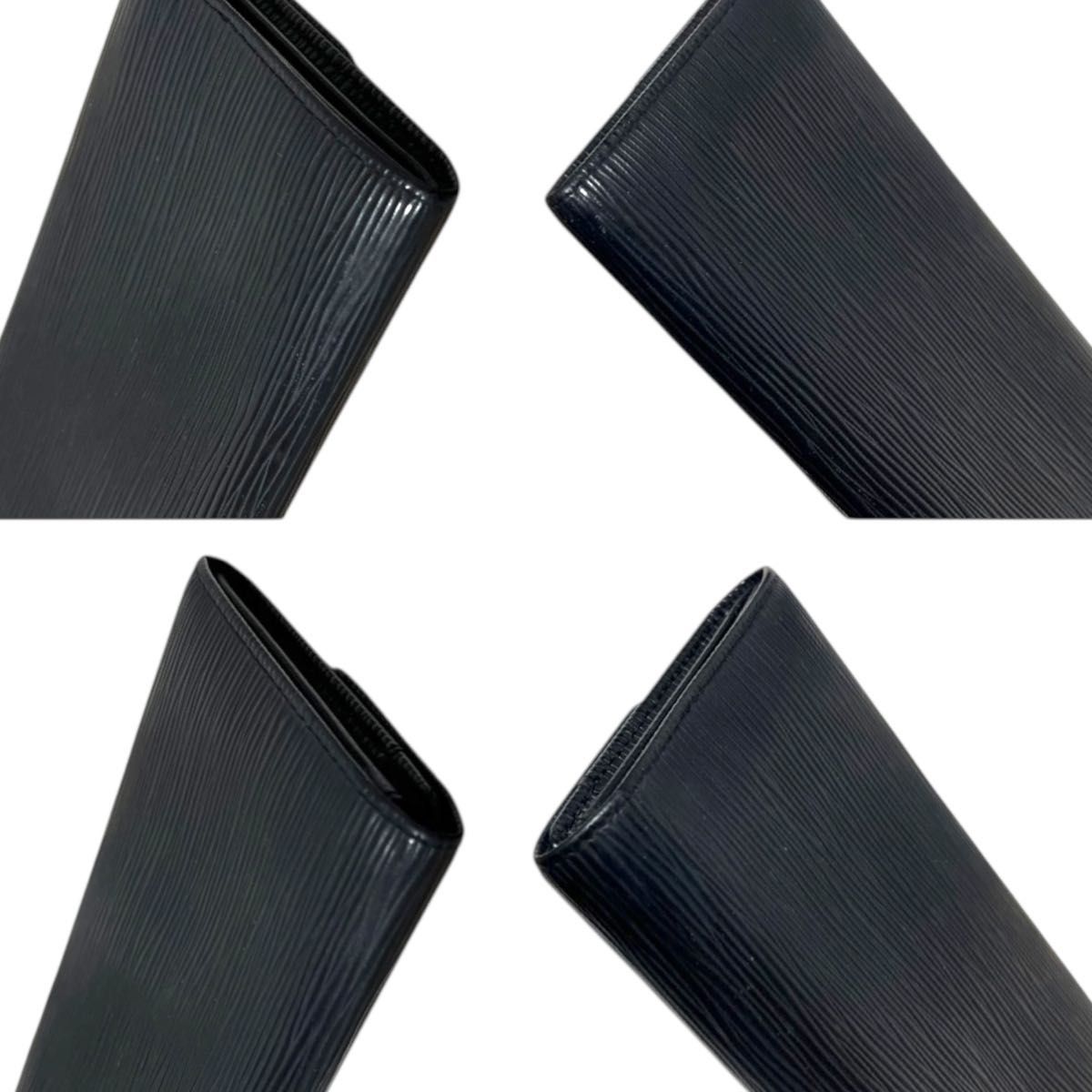 ルイヴィトン ポルトフォイユサラ 長財布 エピ 黒 ブラック LOUIS