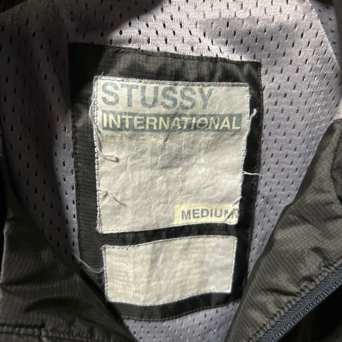 Old Stussy ナイロンジャケット 紺タグ 短丈 90s｜Yahoo!フリマ（旧