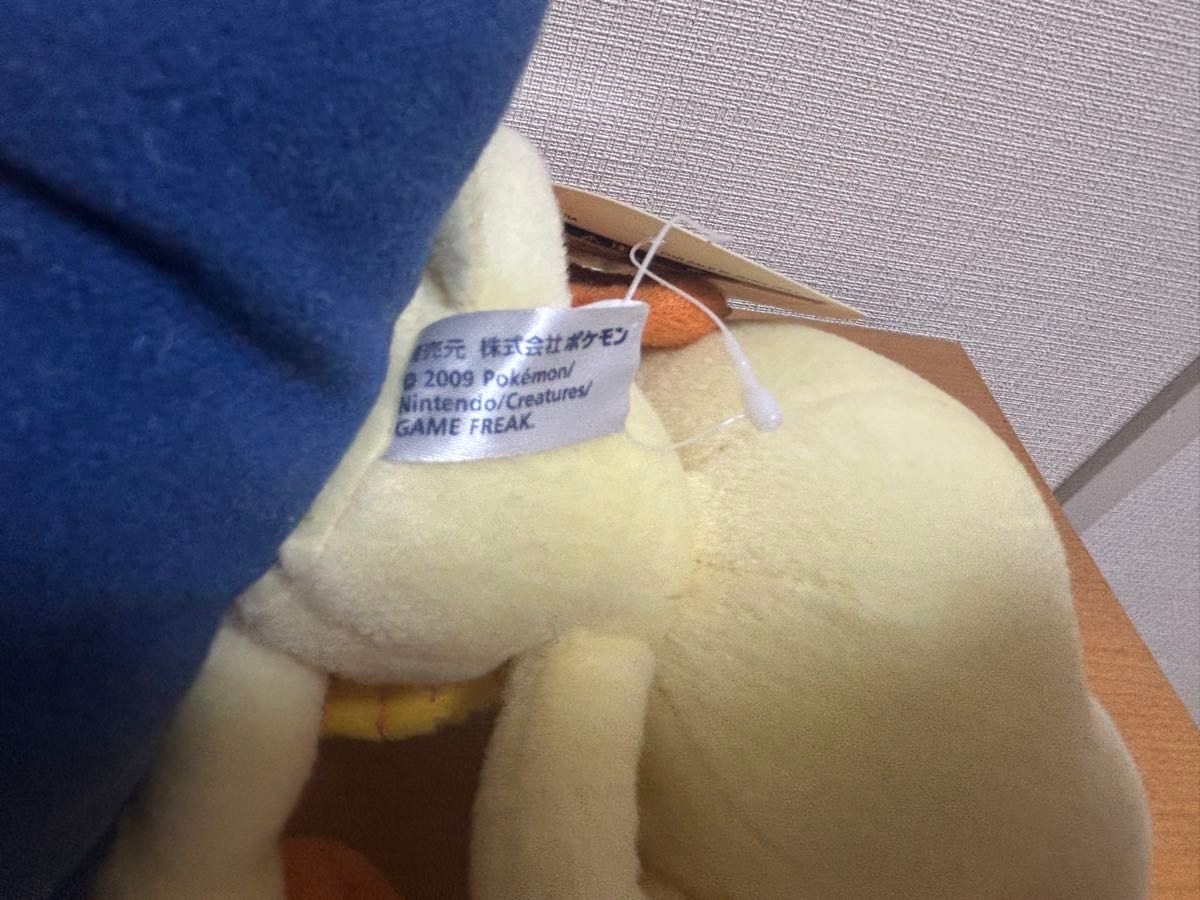 2009年 てまねきニャース ぬいぐるみ 青 ポケモンセンター オーサカ