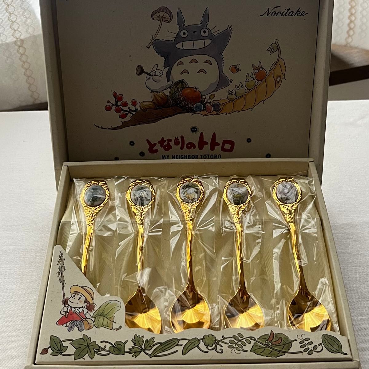 ノリタケ となりのトトロ ゴールド スタジオジブリ スプーンセット
