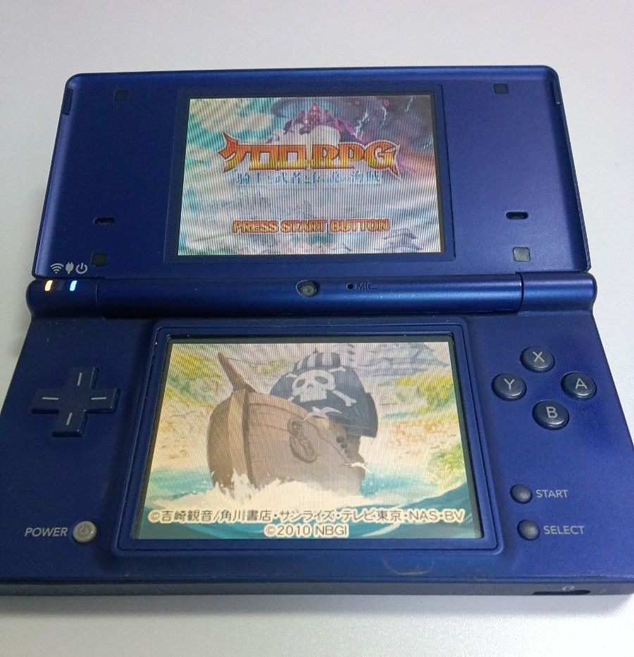 ニンテンドーDSi メタリックブルー ジャンク タッチ操作不可 外カメラ