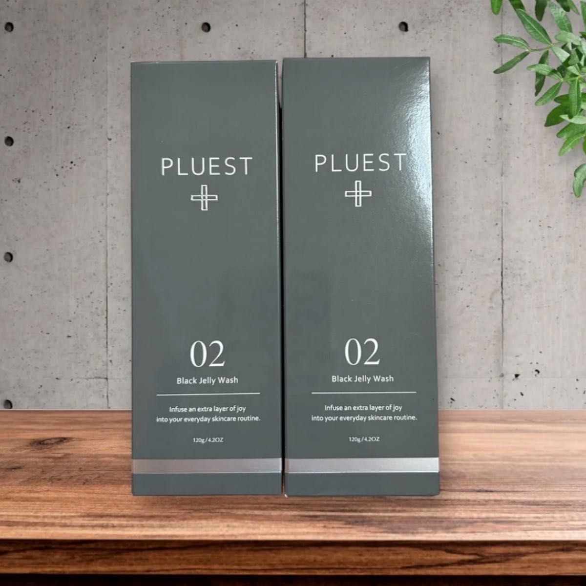 新品未使用 PLUEST プルエスト ブラックジェリーウォッシュ 120g 2個