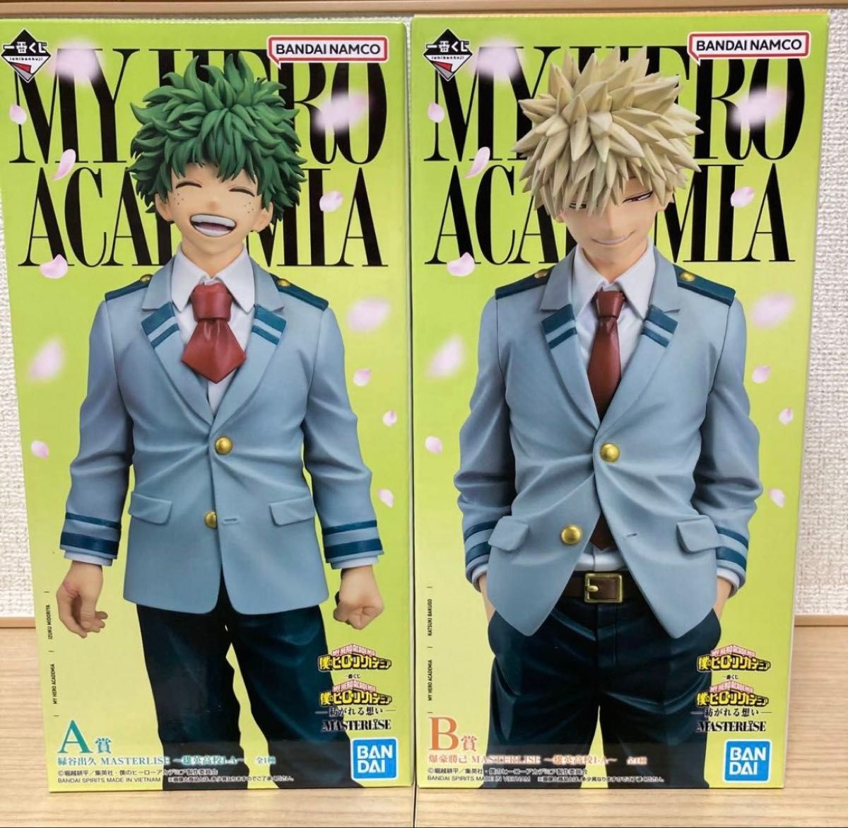 ヒロアカ 一番くじ 紡がれる想い A賞 緑谷出久 B賞 爆豪勝己 2点セット