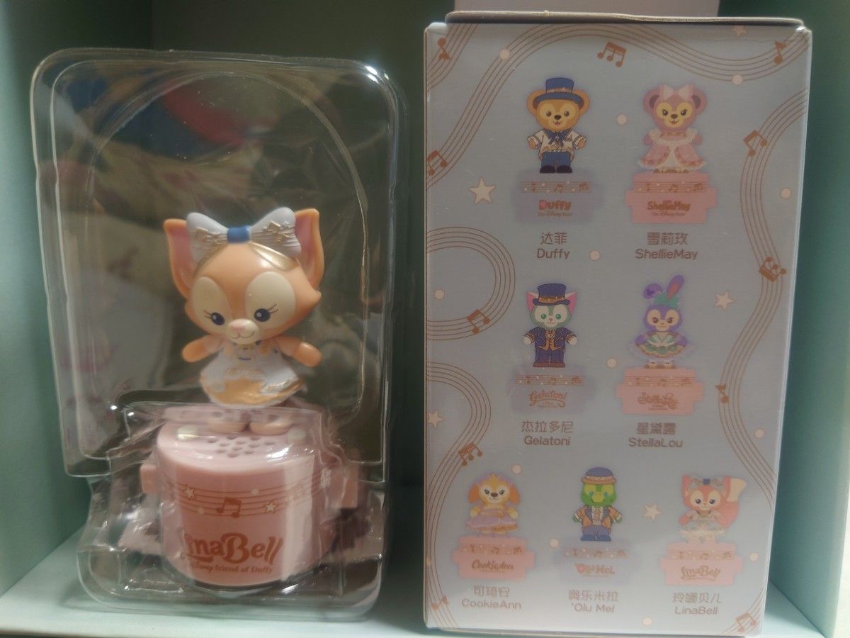 上海ディズニー限定 ダッフィー＆リーナベル ダンシングフィギュア