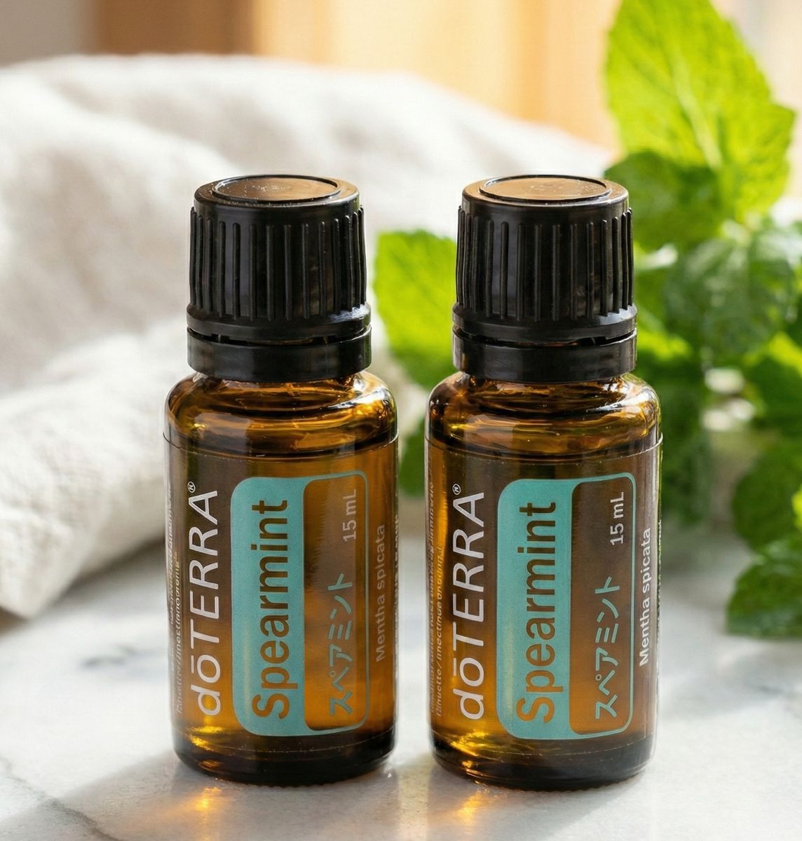 G101】ドテラ スペアミント 15ml（2本セット） doTERRA 人気 精油
