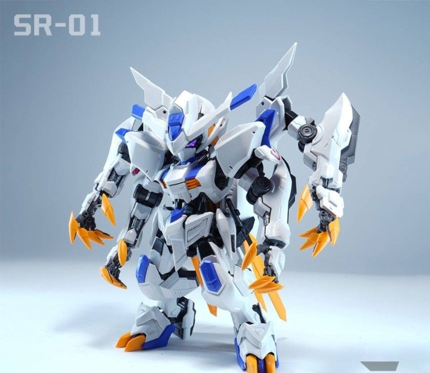 海外製】バエル バルバトス似 形態切替可 MGSD相当 発光 組立式
