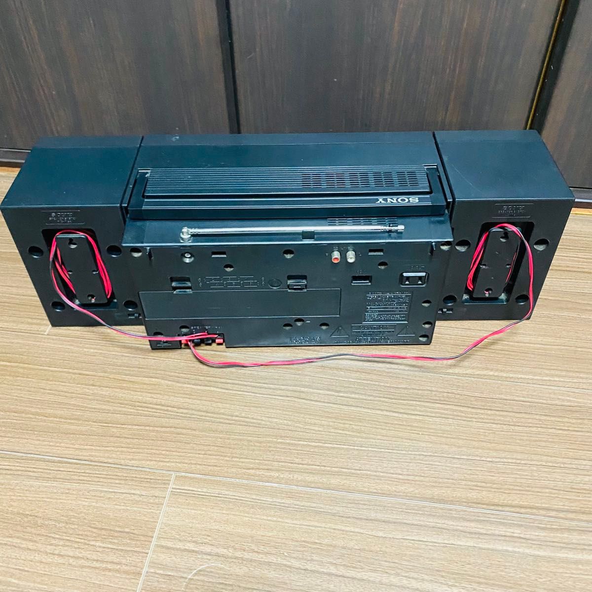 ジャンク/希少品】SONY CFS-W660 ダブルカセットデッキ ラジカセ