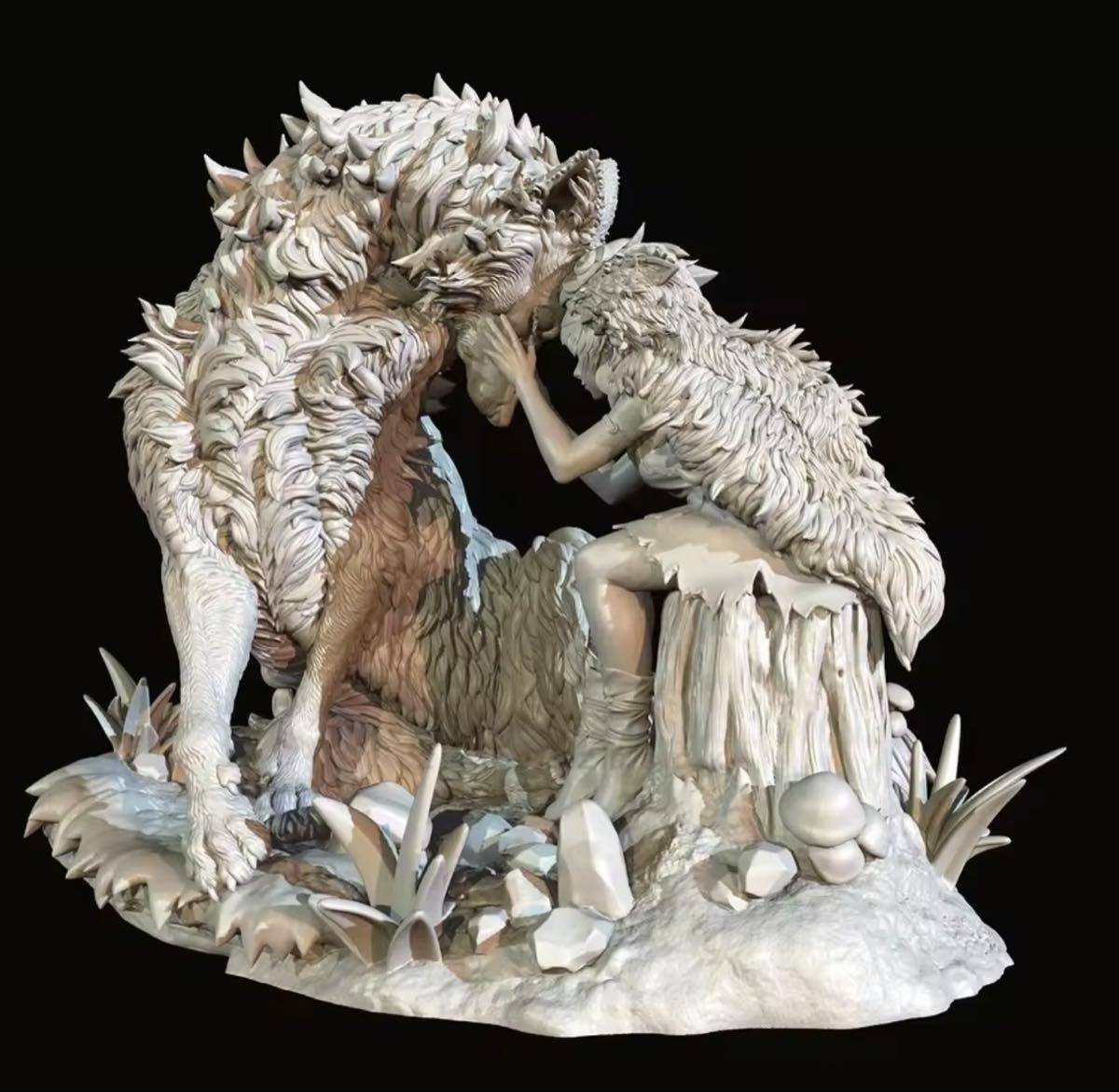 ガレージキット ジオラマ 未組立 レジン もののけ姫｜Yahoo!フリマ（旧