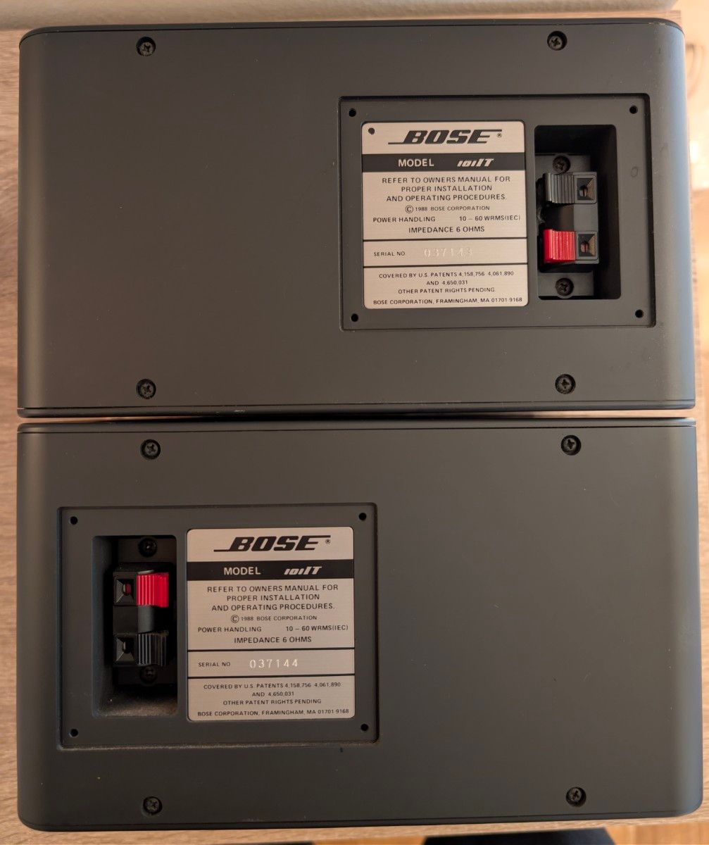 動作確認済・美品】BOSE 101IT ペア｜Yahoo!フリマ（旧PayPayフリマ）