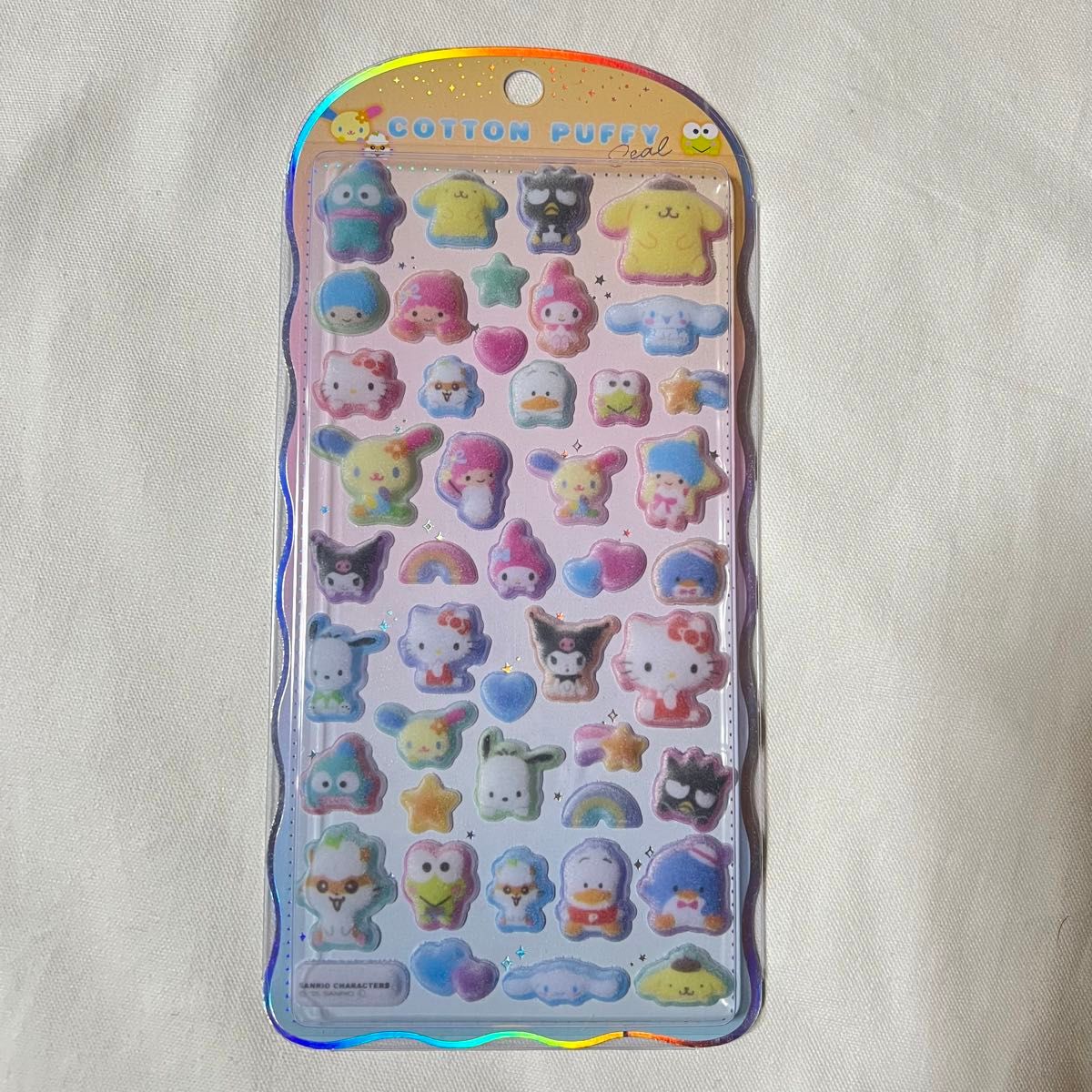 国内正規品 コットンパフィーシール コットンパフィ サンリオ