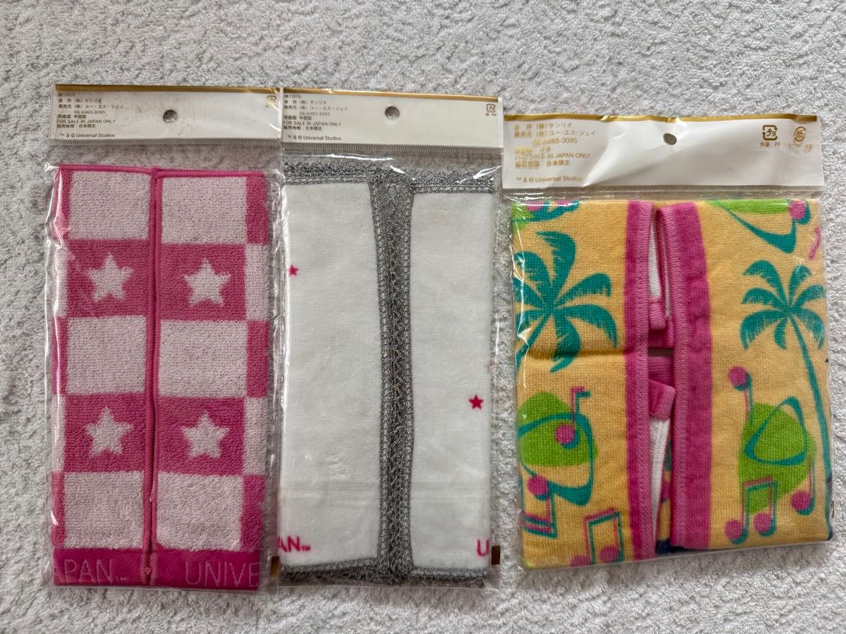 USJ 限定 ハローキティ タオル 3点セット ミニタオル ハンドタオル