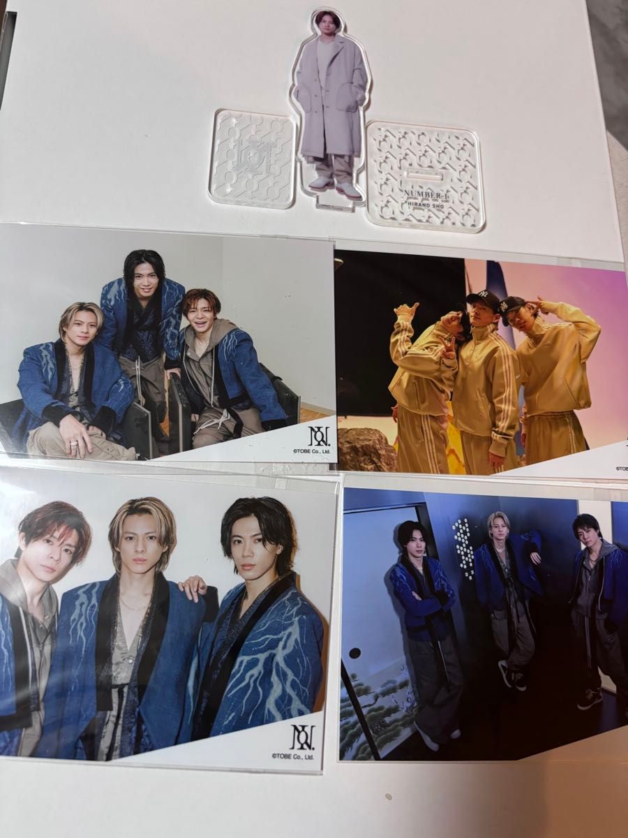 Number_i 平野紫耀 アクスタ アクリルスタンド 公式写真 4枚セット