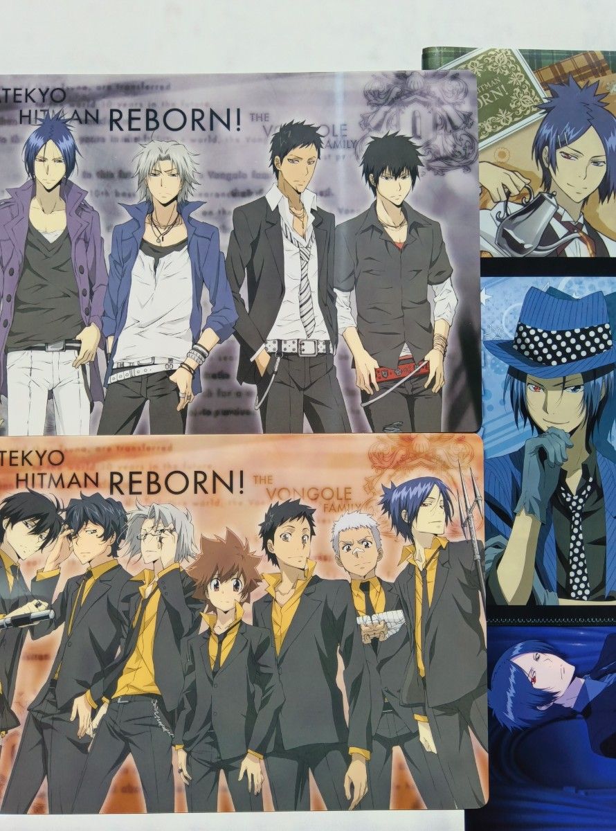 ジャンク品】 家庭教師ヒットマンREBORN グッズセット 下敷き クリア