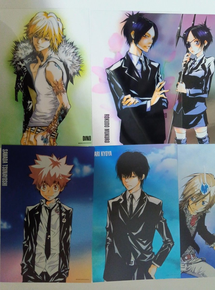 ジャンク品】 家庭教師ヒットマンREBORN グッズセット 下敷き クリア