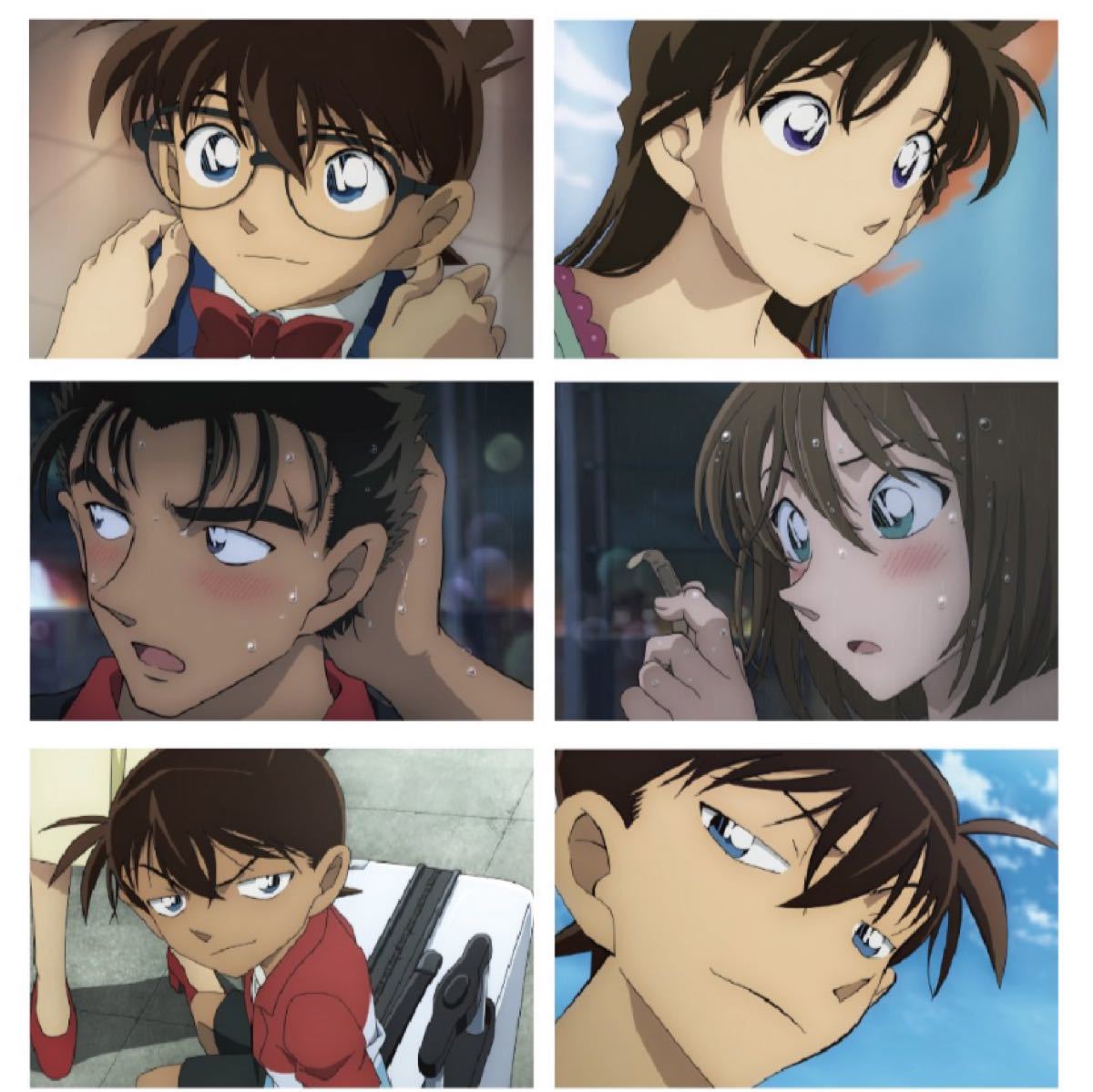 紺青の拳 場面写ポストカードセット 名探偵コナン 2019 怪盗キッド