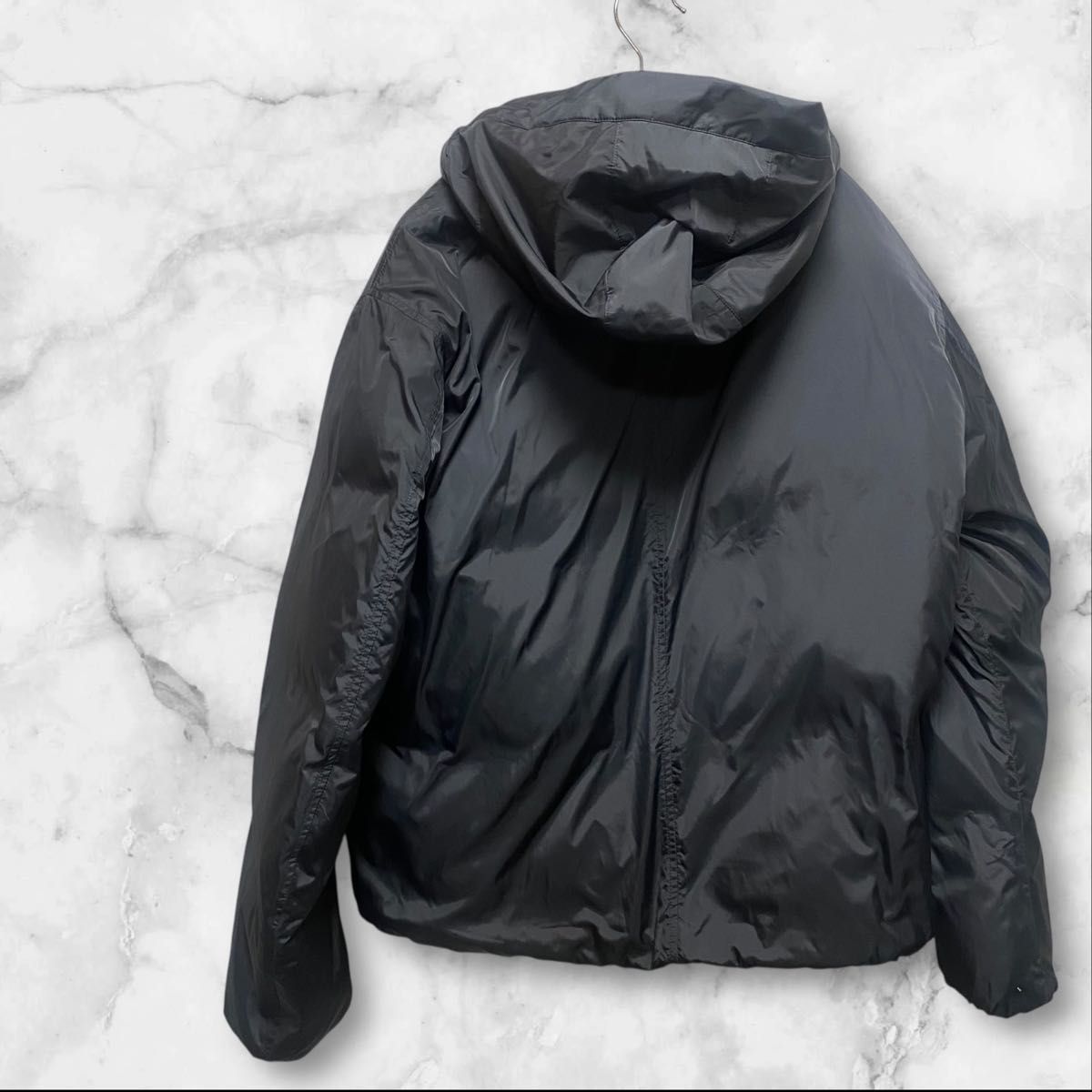 新品UNIQLO U パフテックパーカ ダークグレー L ユニクロ ユー パフ