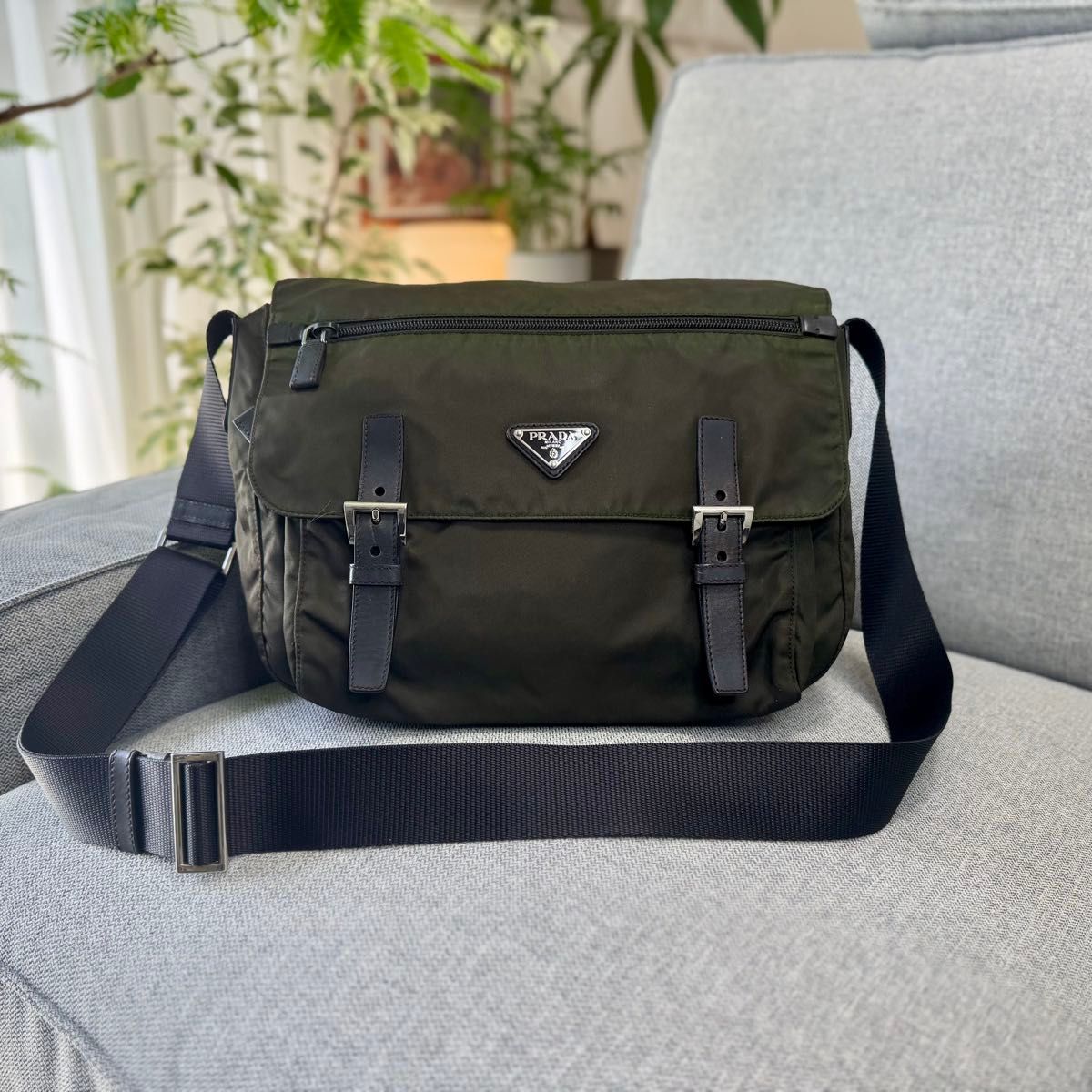 PRADA プラダ テスート ナイロン メッセンジャーバッグ｜Yahoo!フリマ