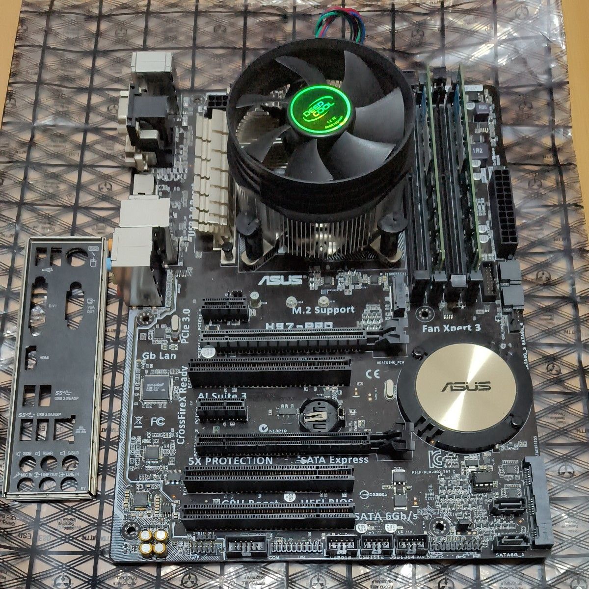 ASUS H97-PRO Core i7 4790K メモリ16GB バックパネル付き M 2スロット