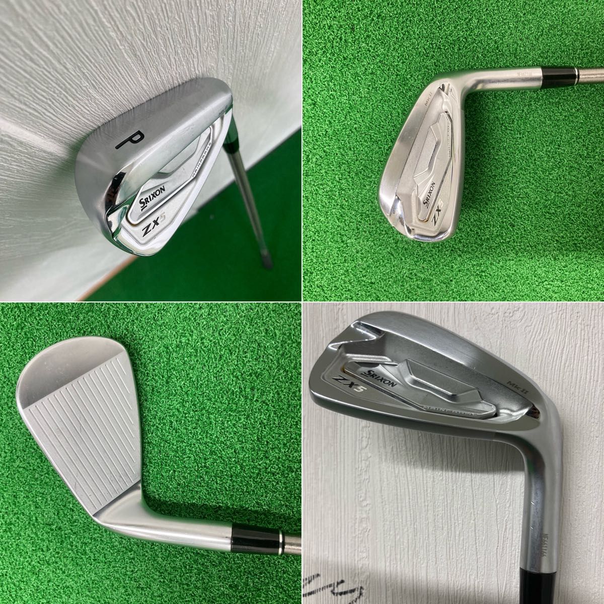 美品 SRIXON ZX5 MKⅡ 5-P & ZX7 MKⅡAW 7本セット スチールファイバー