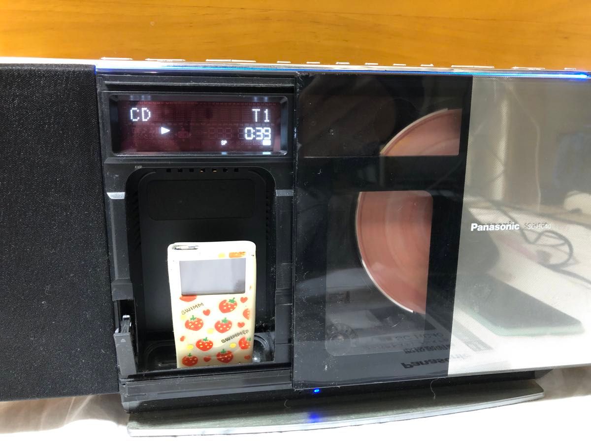 Panasonic コンパクトステレオシステム SC-HC40 旧型iPod付 Bluetooth