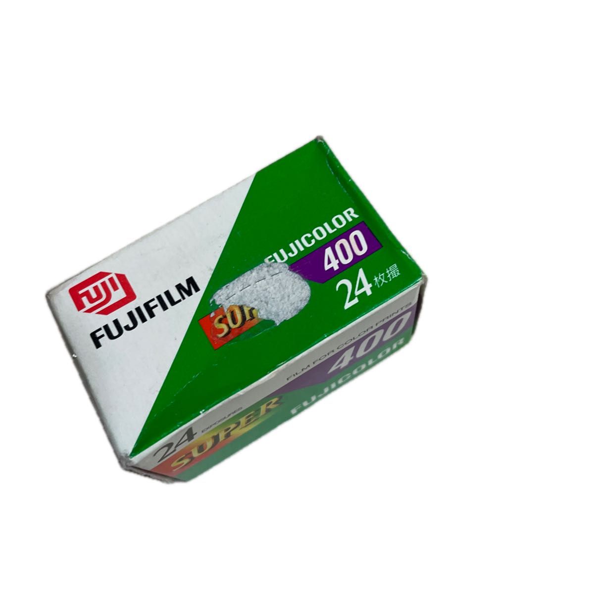 未開封 FUJICOLOR SUPER 400 24枚撮り カラーネガフィルム (パッケージ