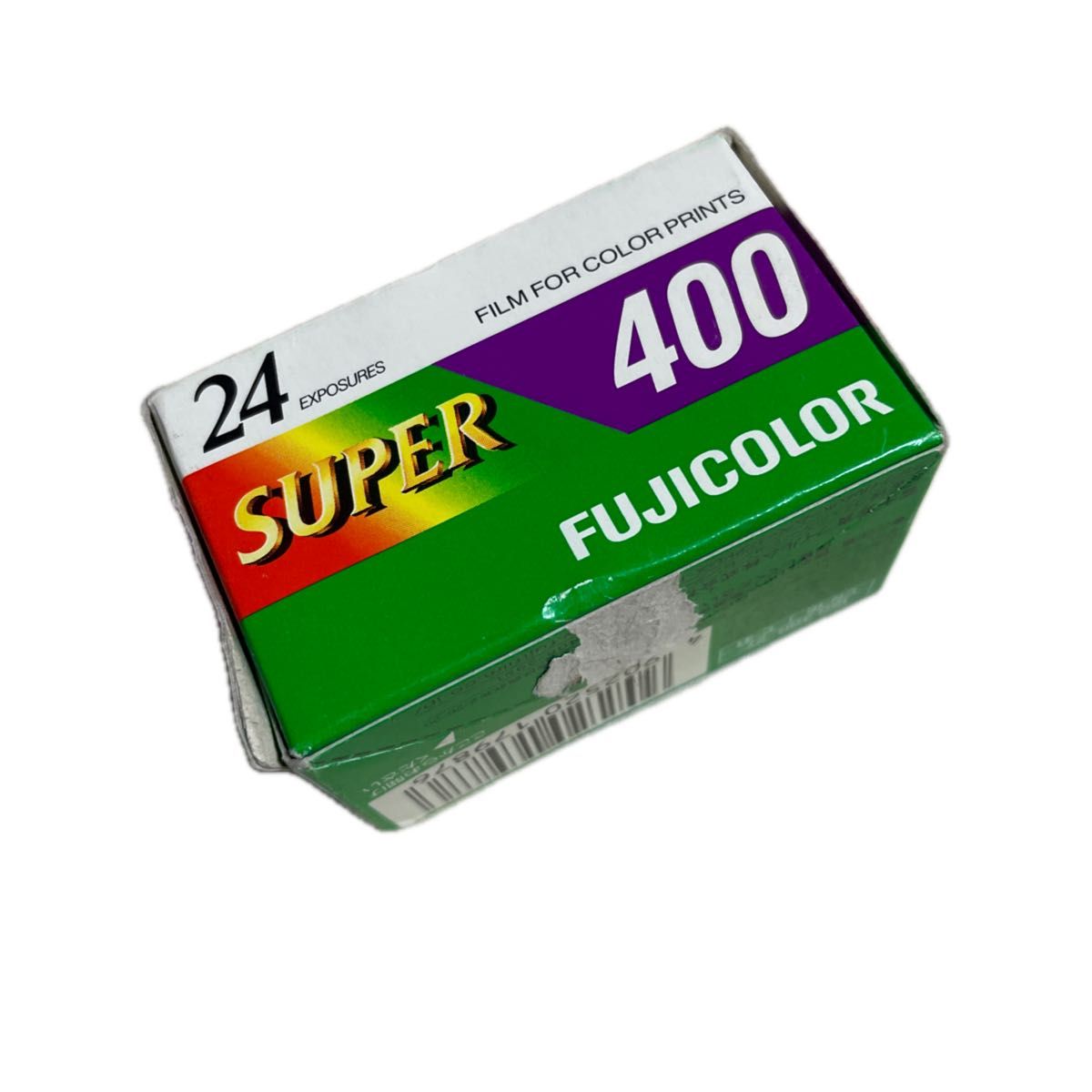 未開封 FUJICOLOR SUPER 400 24枚撮り カラーネガフィルム (パッケージ