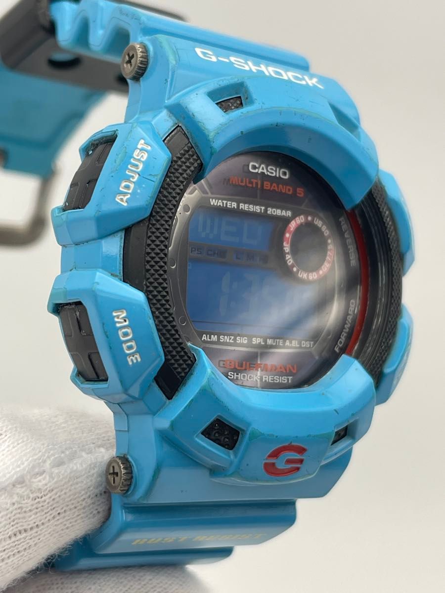 希少色】G-SHOCK ジーショック G-9100BL GULFMAN ブルー 楽天市場