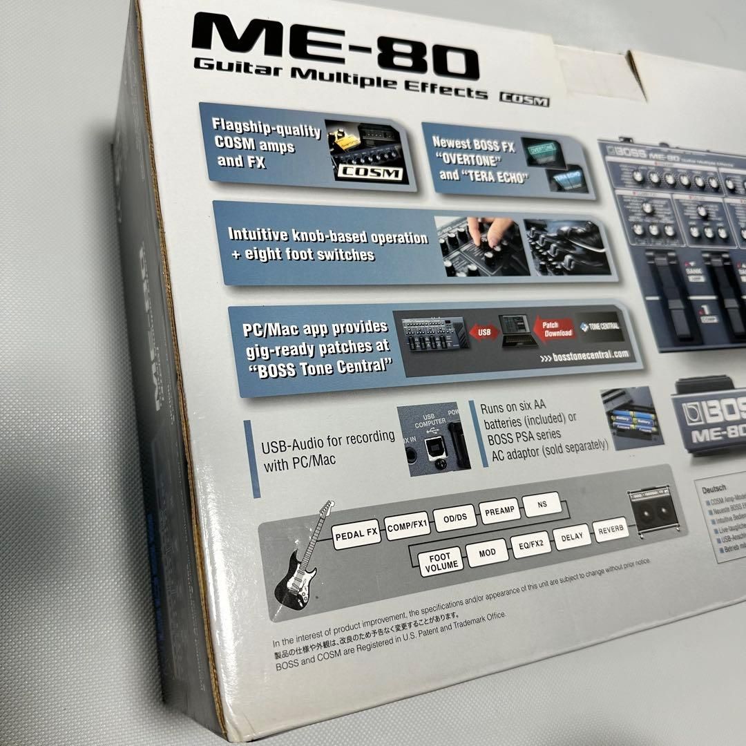 BOSS ME-80 ギター マルチエフェクター 本体・箱・ACアダプター付 ボス