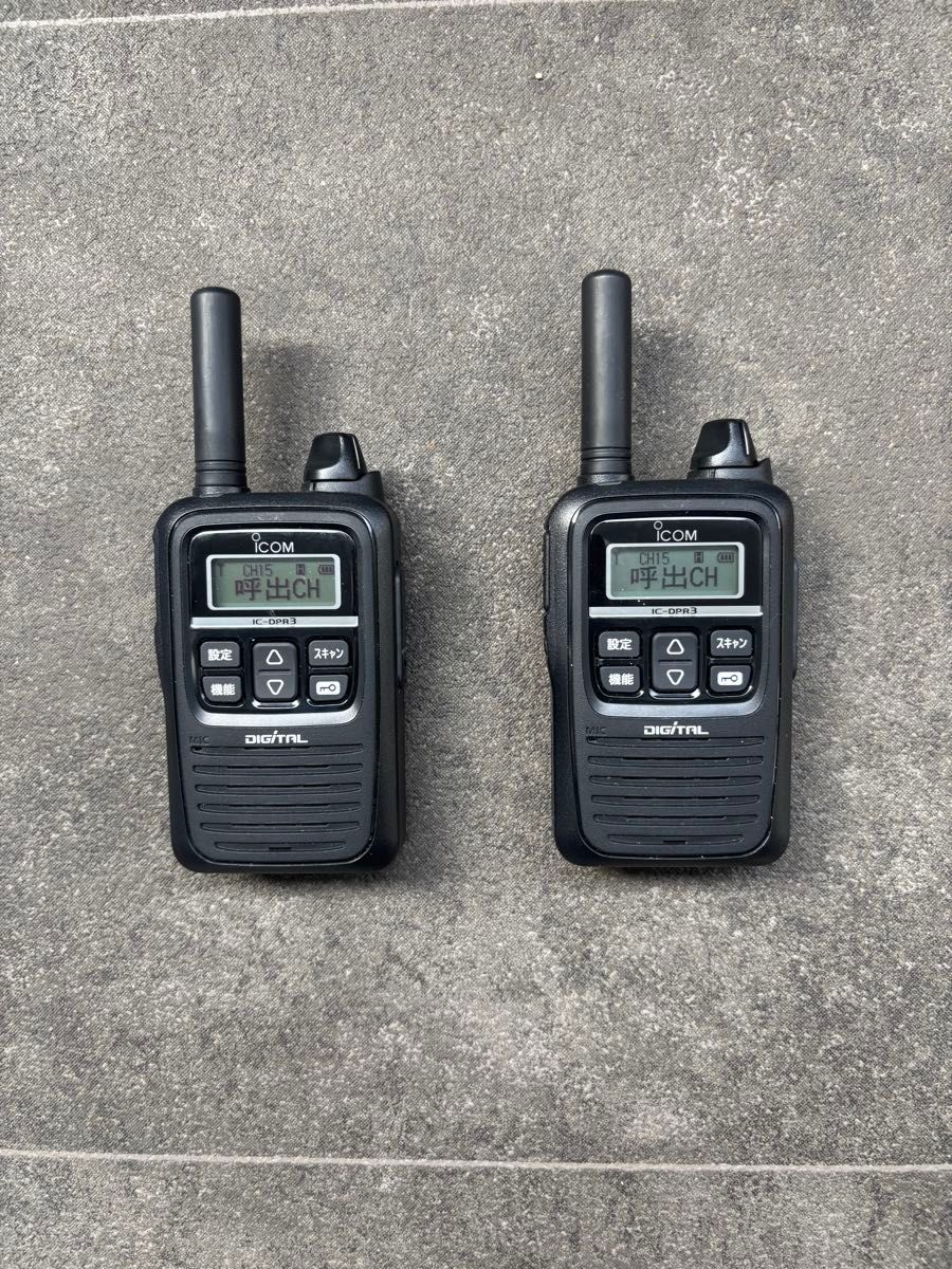 ICOM IC-DPR3 デジタル簡易無線 トランシーバー 2台セット｜Yahoo
