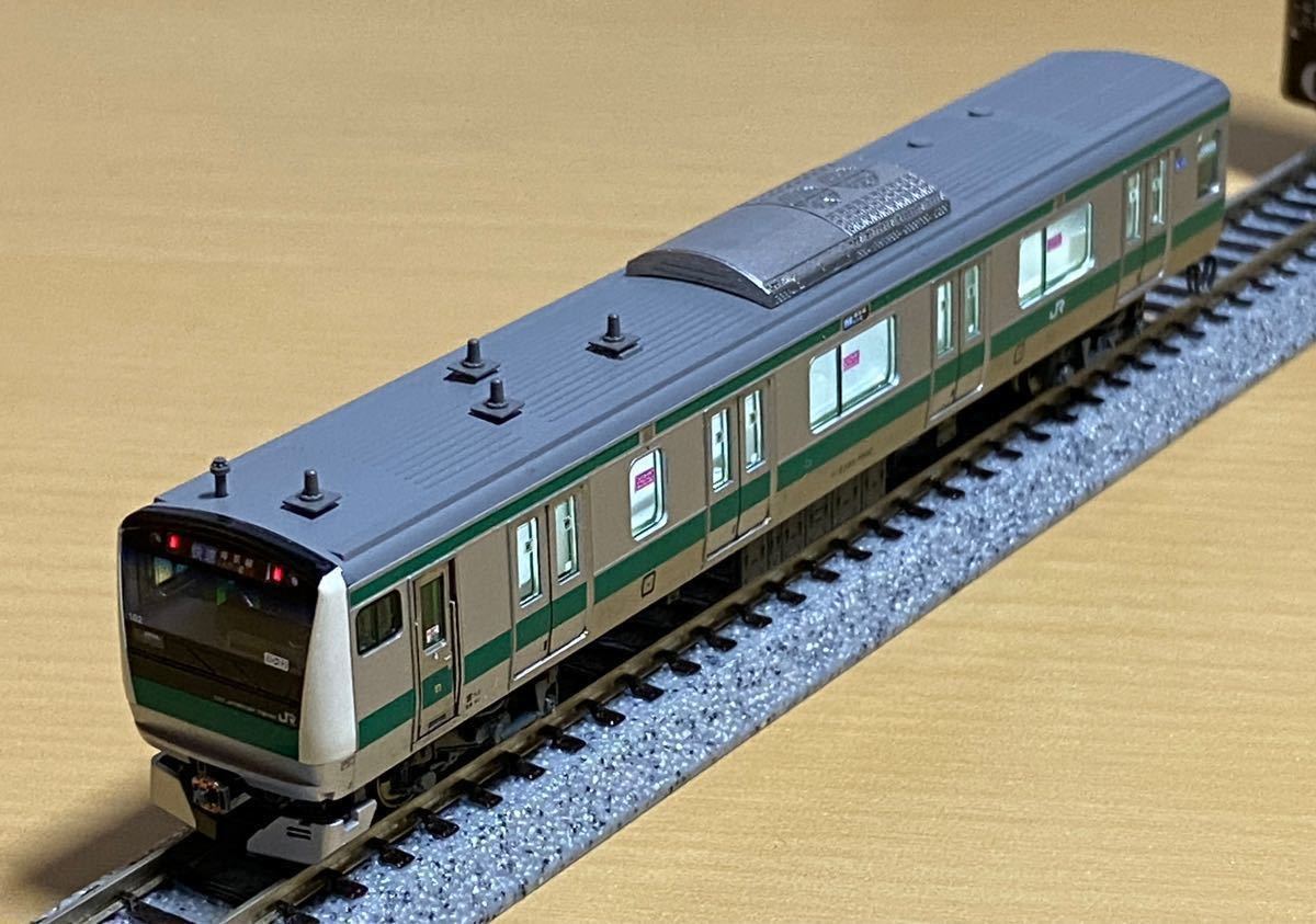 JR埼京線 E233系7000番台ハエ102編成(特製加工品) 室内灯付き おまけ