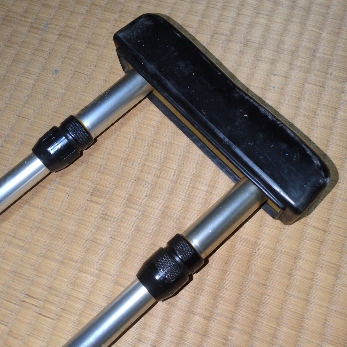 病院内 購入品 まつば杖 2本セット アルミ製 松葉杖 クリスタル産業