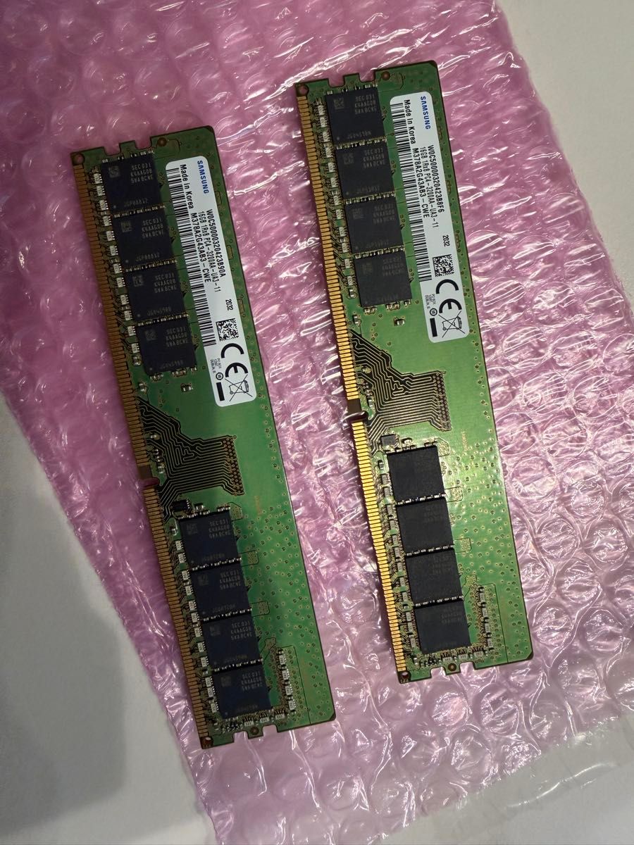 Samsung DDR4 3200 16GB×2枚 計32GB 動作確認済｜Yahoo!フリマ（旧