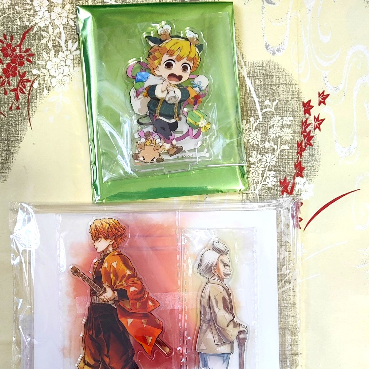 鬼滅の刃 ufotable WEBSHOP くじ 繋ぐ 善逸と爺ちゃん アクリル