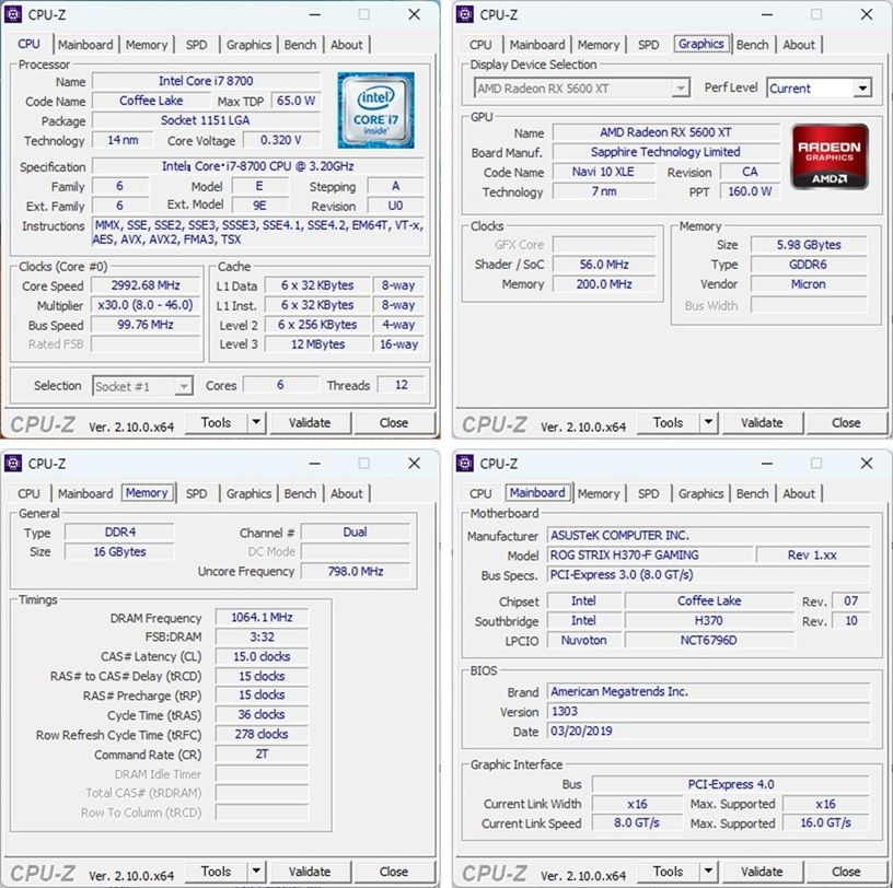 ゲーミングPC/Core i7 8700/RX5600XT/メモリ16GB/SSD500GB/最新Office