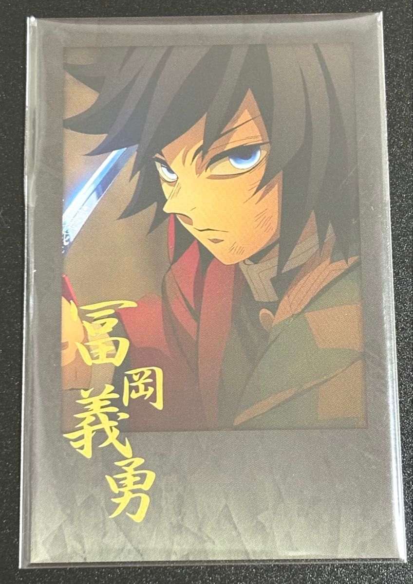 鬼滅の刃 柱ダイニング 冨岡義勇 チェキ風ブロマイド 等鬼滅の刃セット