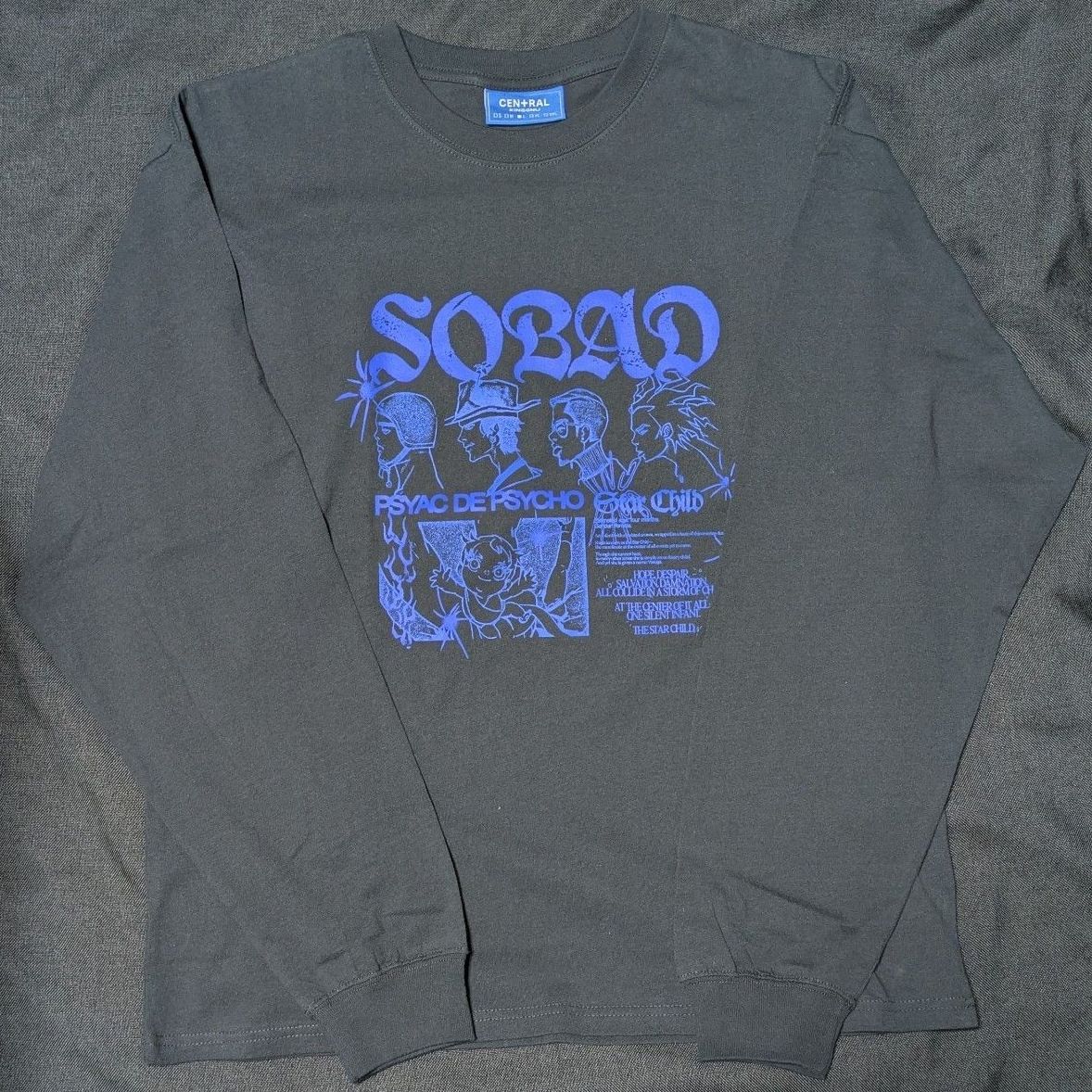 King Gnu ロングスリーブ Tシャツ ロンT 黒 SO BAD Lサイズ キングヌー