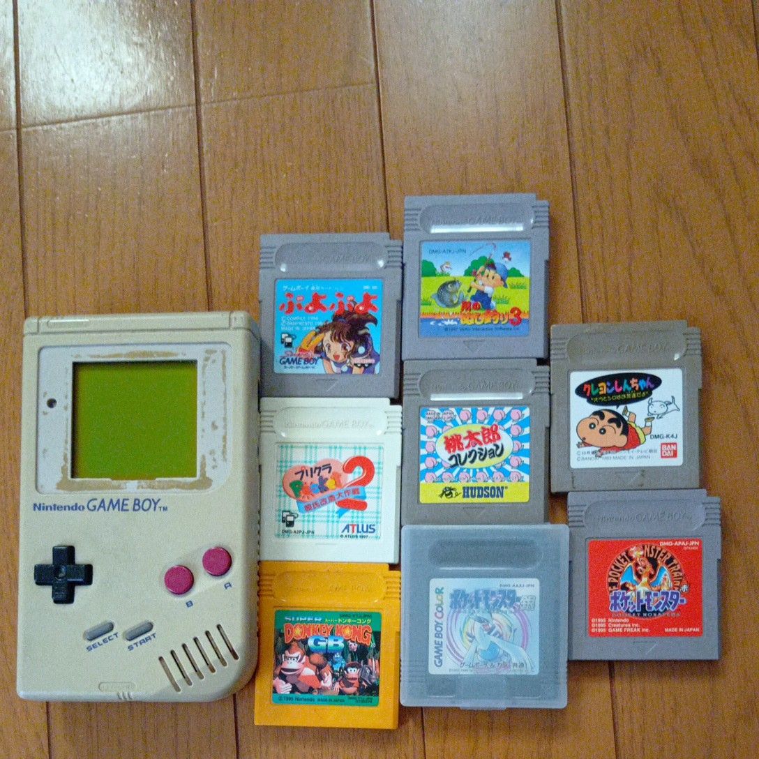 ジャンク品初代ゲームボーイ本体 DMG-01 おまけソフト8本セット｜Yahoo