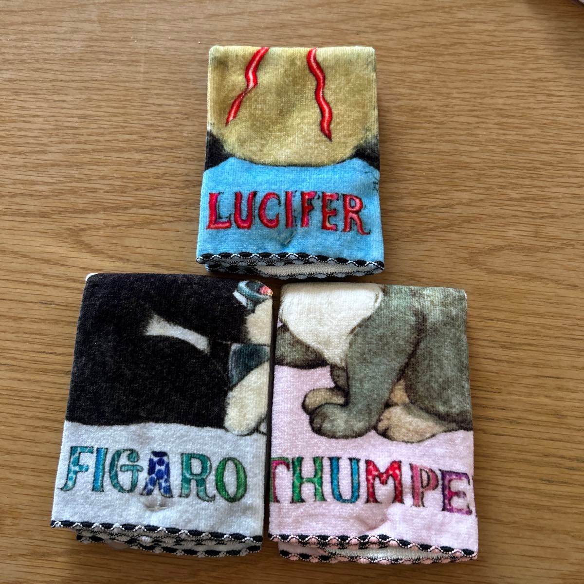 3点セット ルシファー とんすけ フィガロ ヒグチユウコ ミニタオル