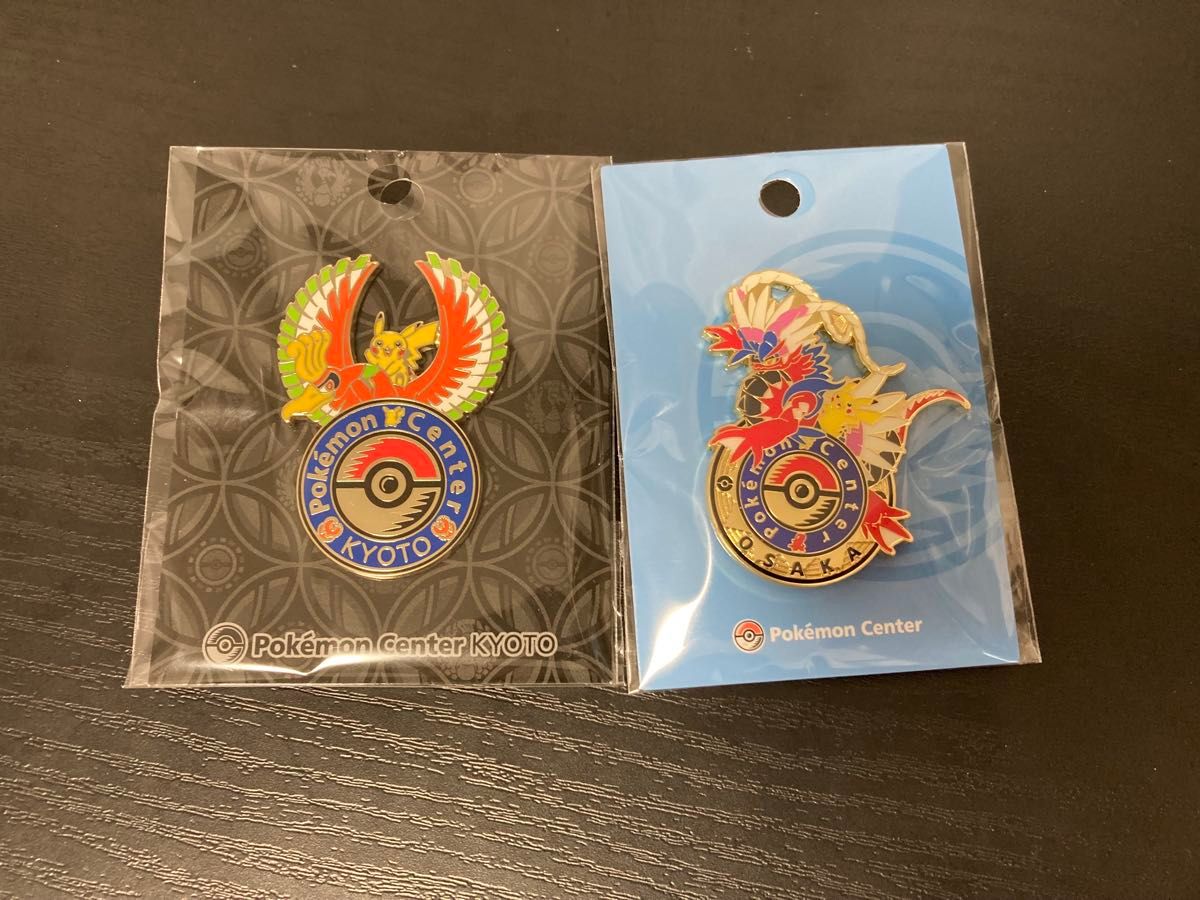 最安値】ポケモンセンター オーサカ キョウト ロゴピンズ 新品未開封