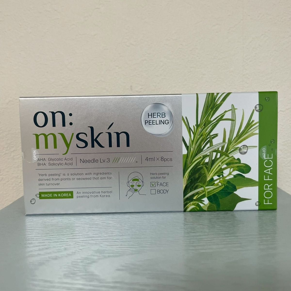 新品未開封 オンマイスキン ハーブピーリングソリューション 8個入り