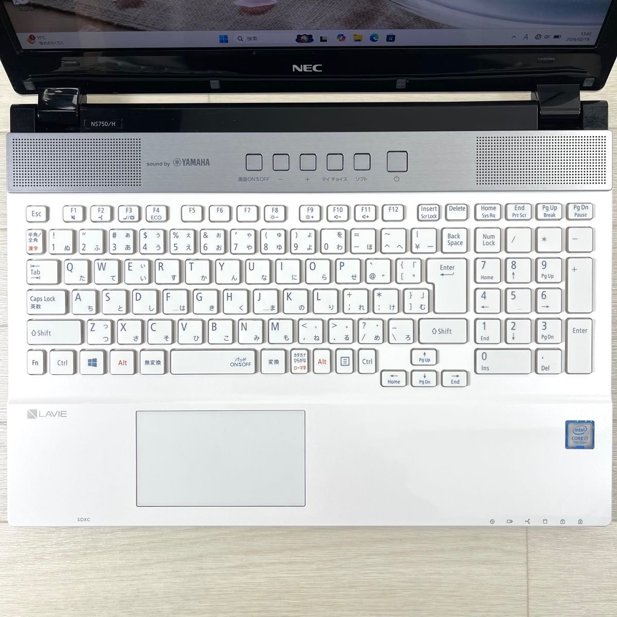 NEC i7 SSD512＋HDD1T RAM16 タッチパネル Windows11 ノートパソコン