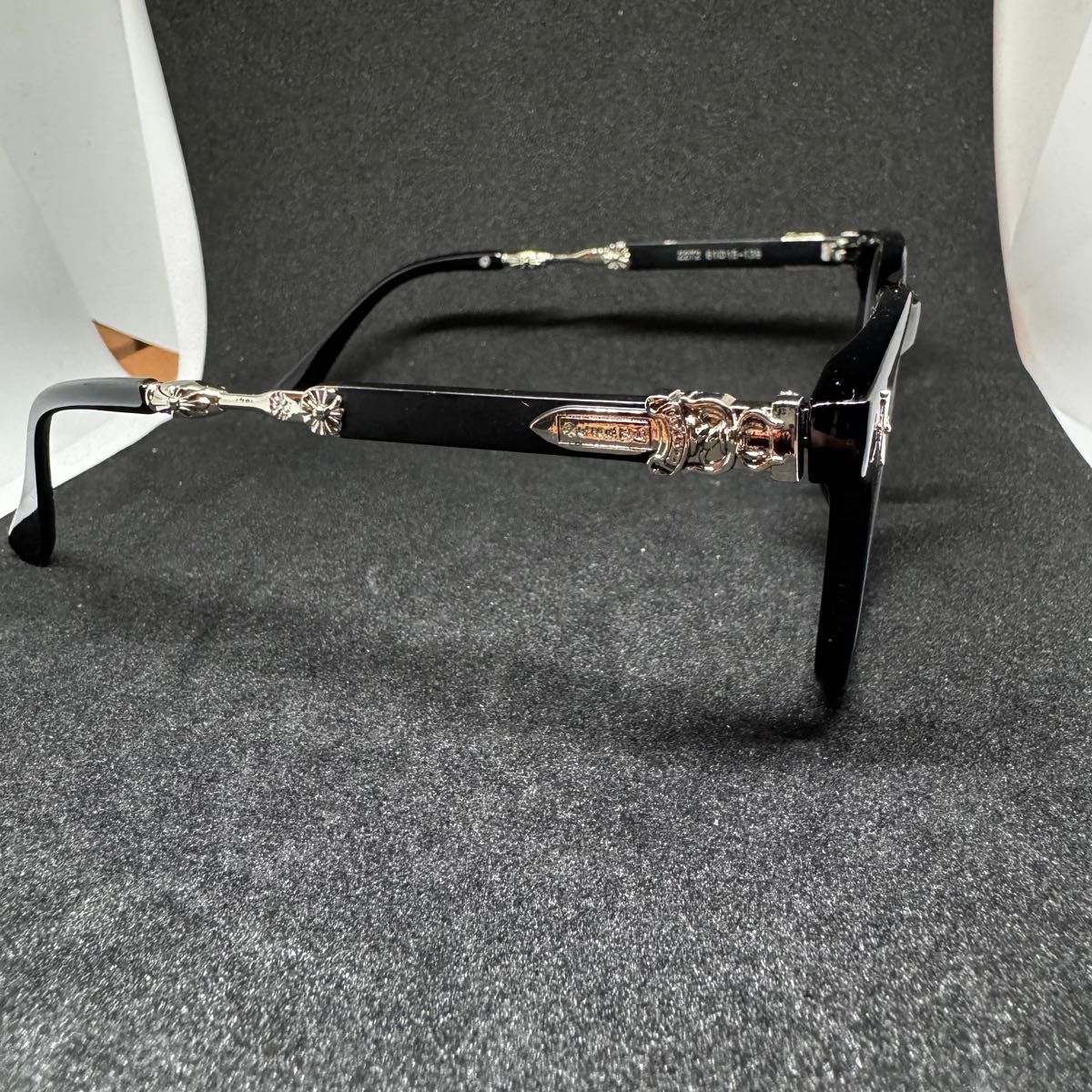 大人気 伊達メガネ サングラス クロス タガー シルバー クロムハーツ