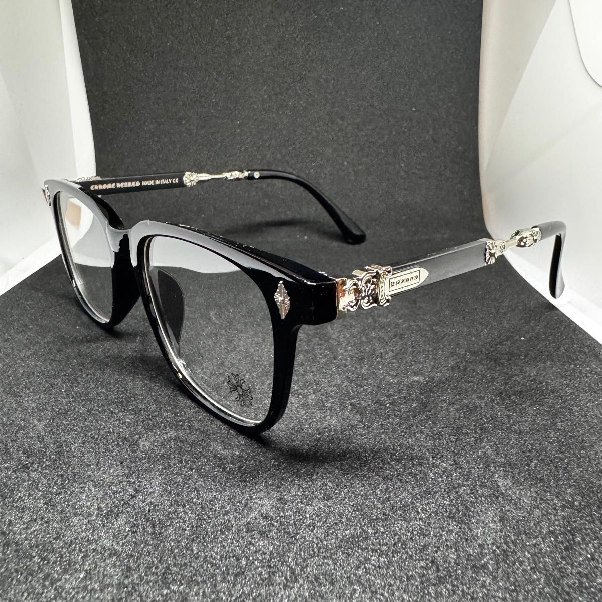 大人気 伊達メガネ サングラス クロス タガー シルバー クロムハーツ